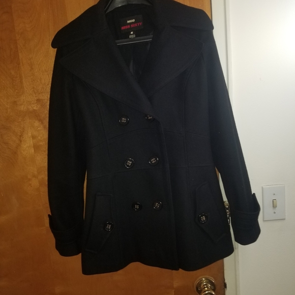 Miss Sixty Women's Black Peacoat - Picture 10 of 10